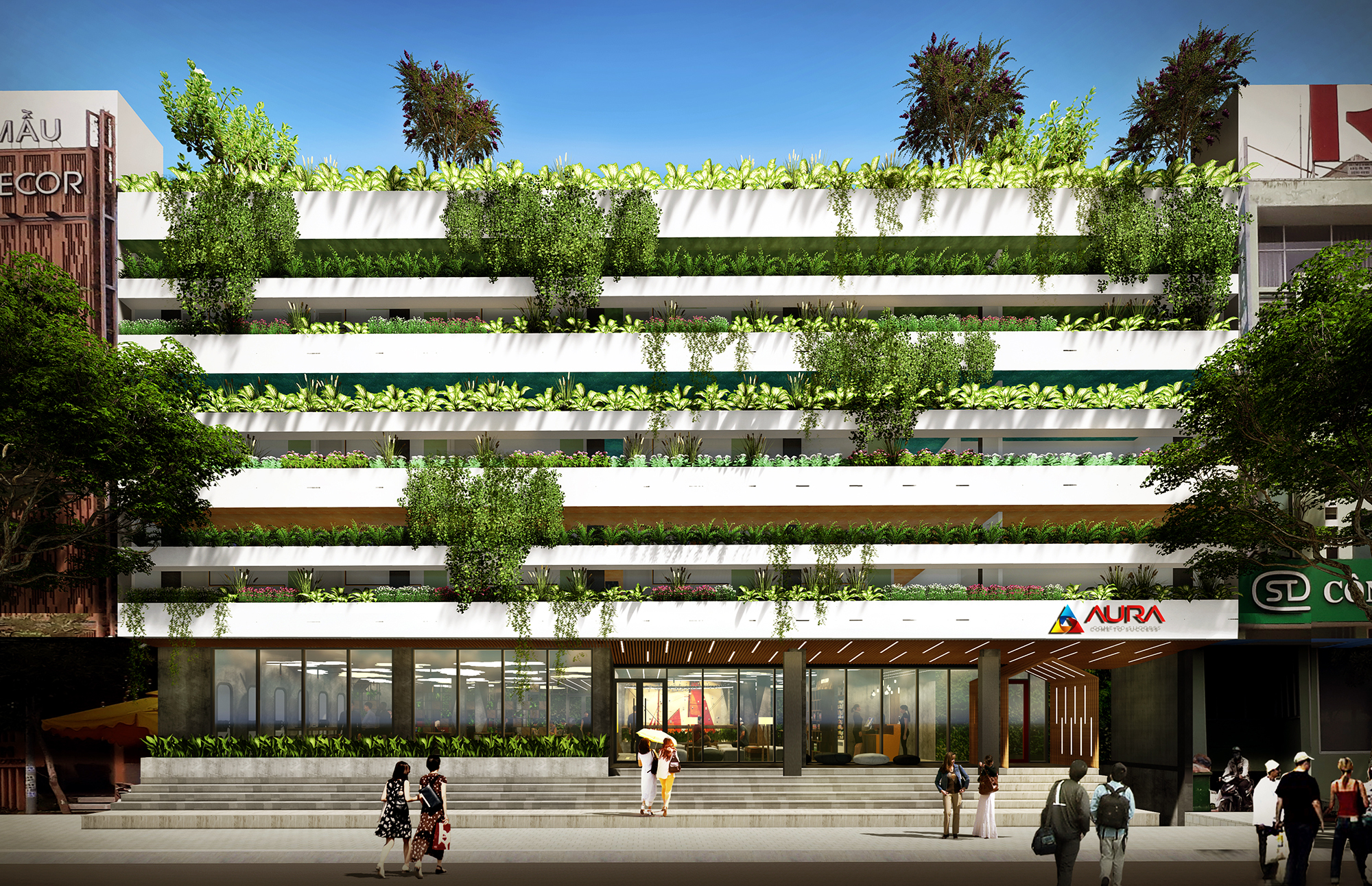 TÒA NHÀ COLIVING AURA CITY
